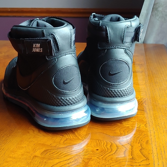 *SOLD*Nike Air Max 360 High Kim Jones Triple Black - Picture 6 of 8